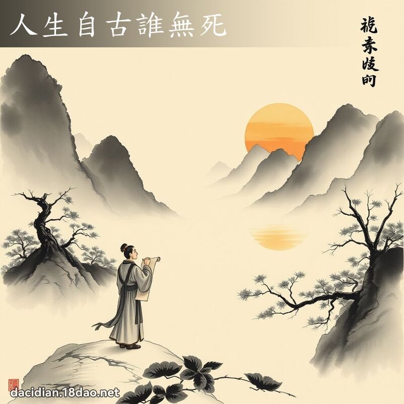 人生自古谁无死 配图