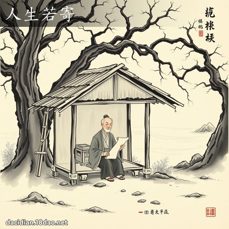 人生若寄 配图