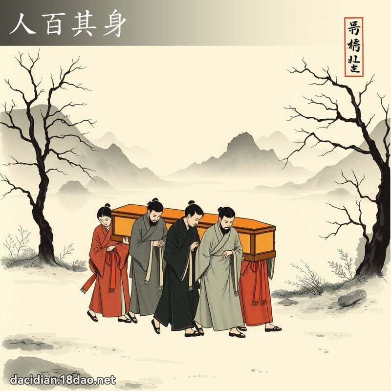 人百其身 配图