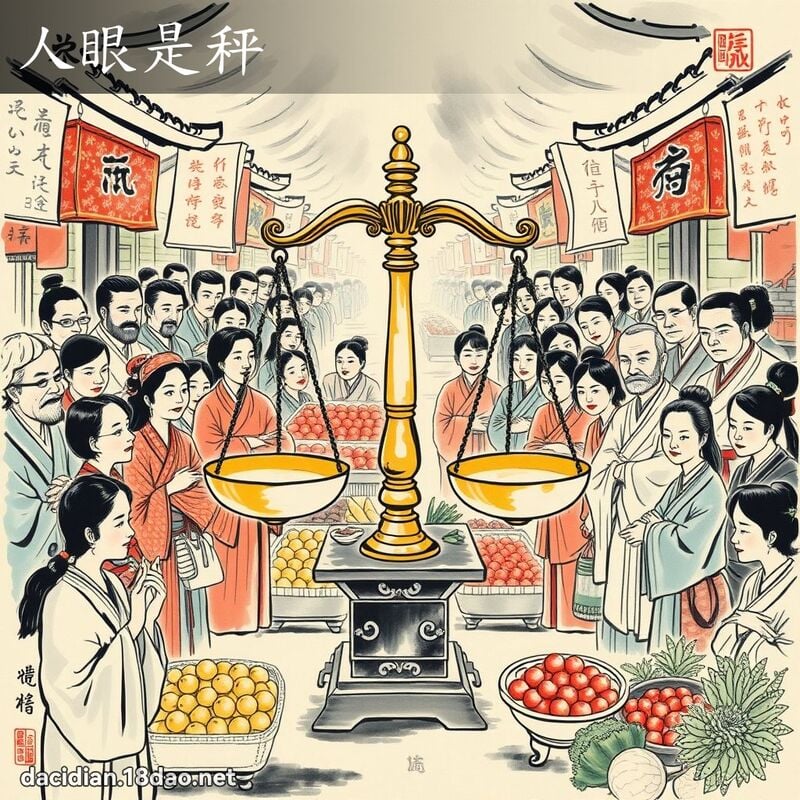 人眼是秤 配图