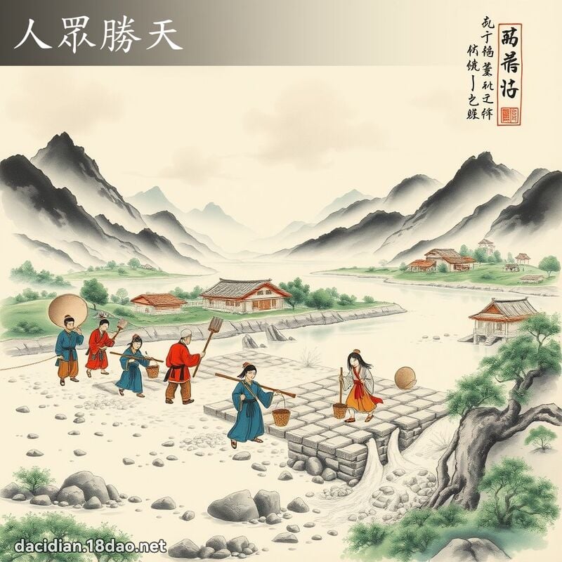 人眾胜天 配图