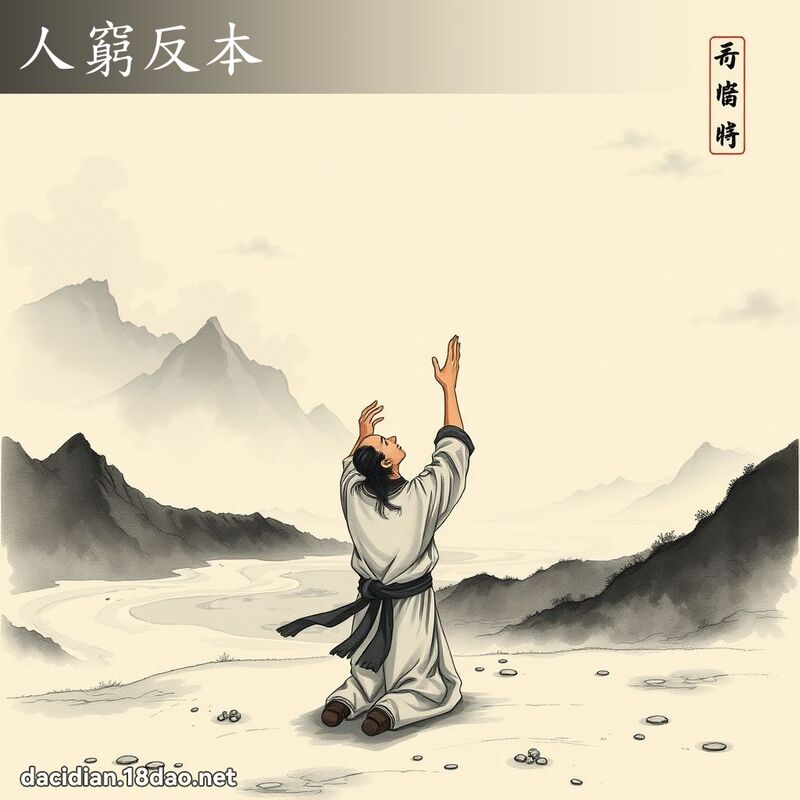 人穷反本 配图
