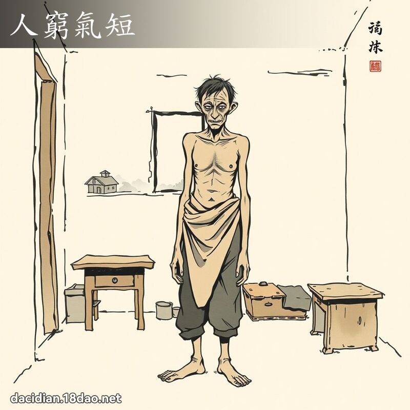 人穷气短 配图