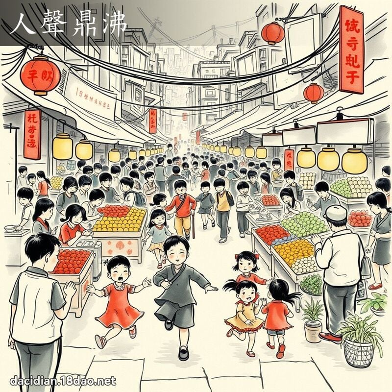 人声鼎沸 配图