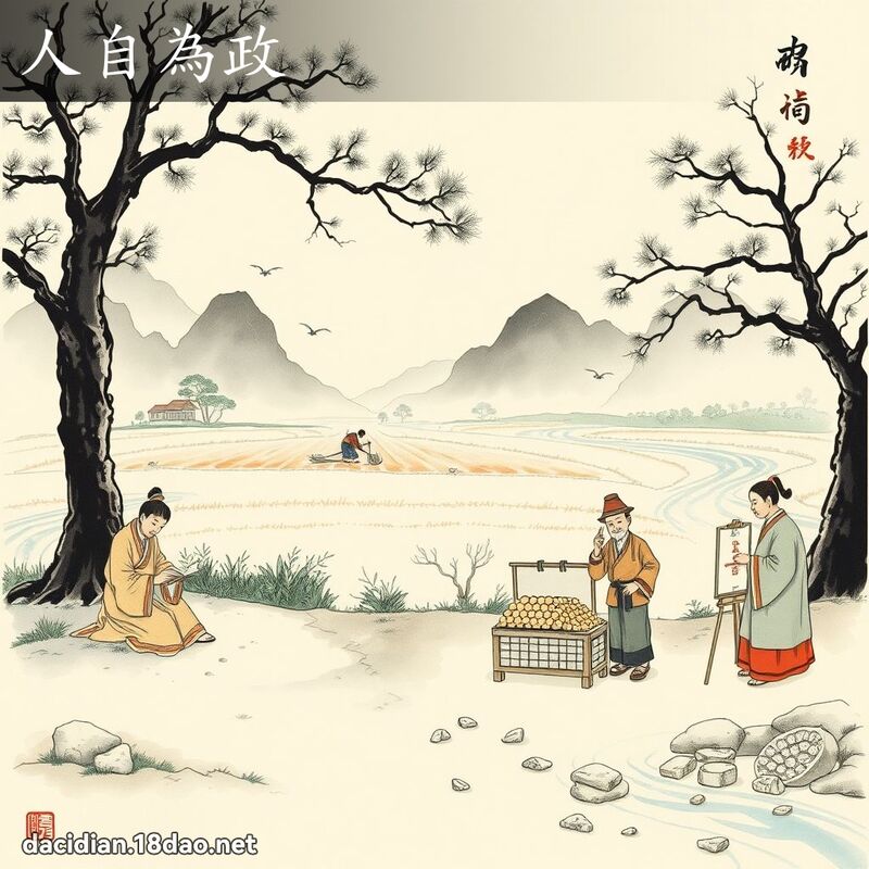 人自为政 配图