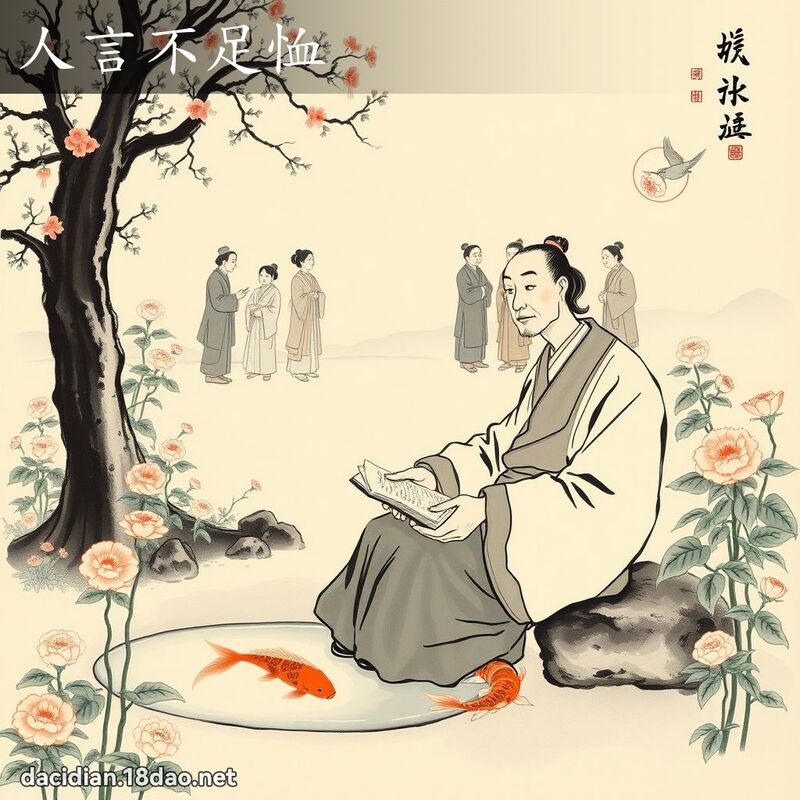 人言不足恤 配图