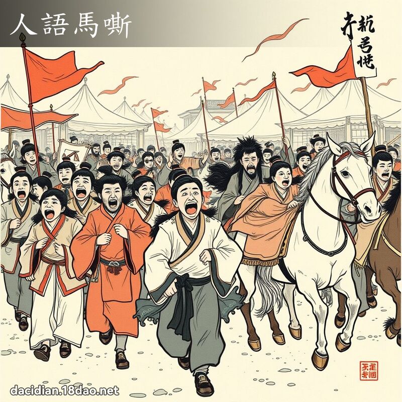 人语马嘶 配图