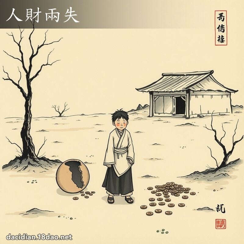 人财两失 配图