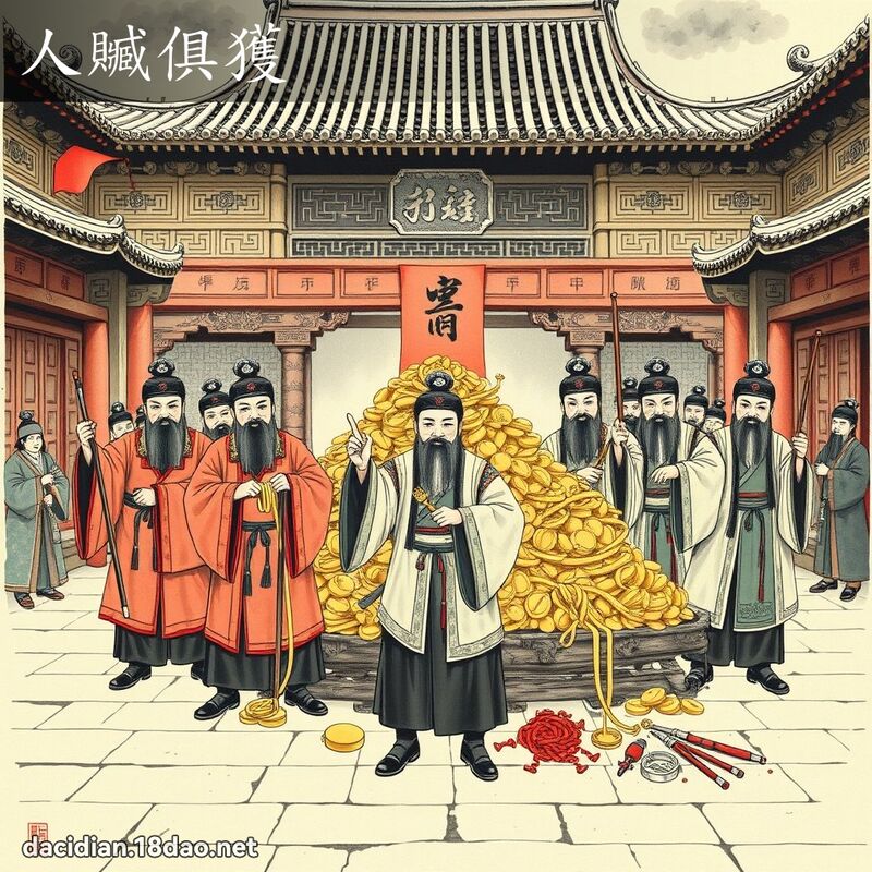 人赃俱获 配图
