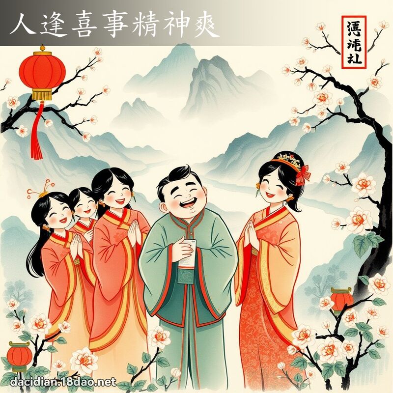人逢喜事精神爽 配图