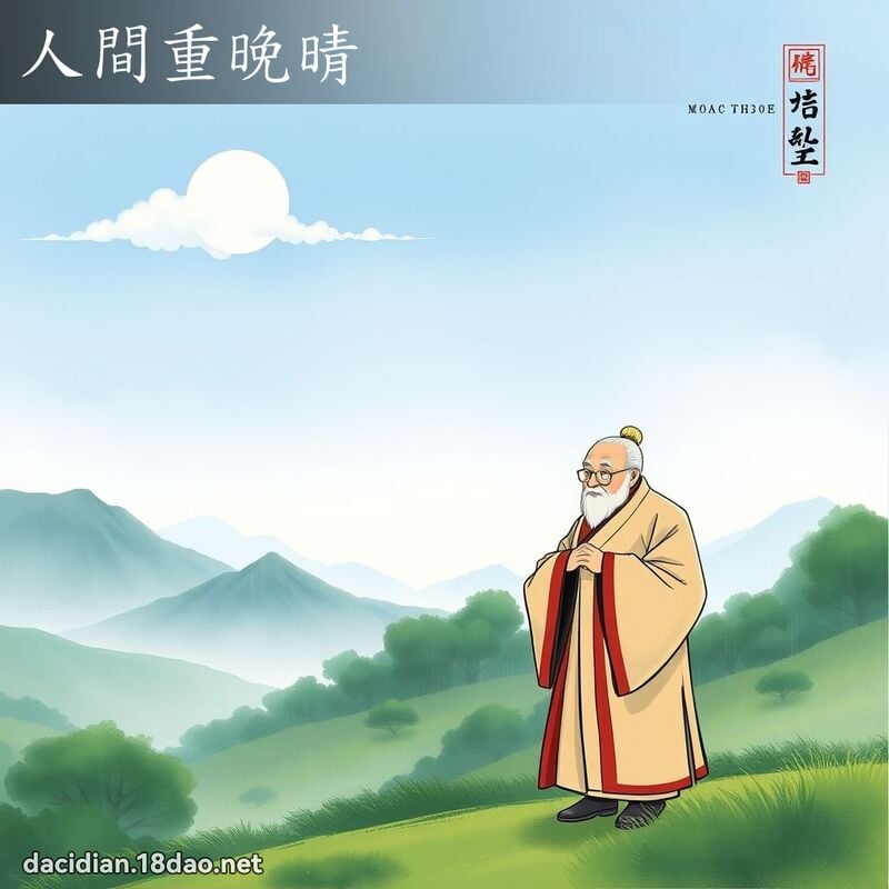 人间重晚晴 配图
