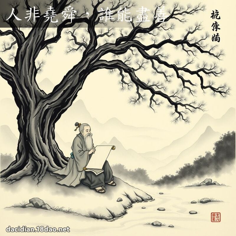 人非尧舜,谁能尽善 配图