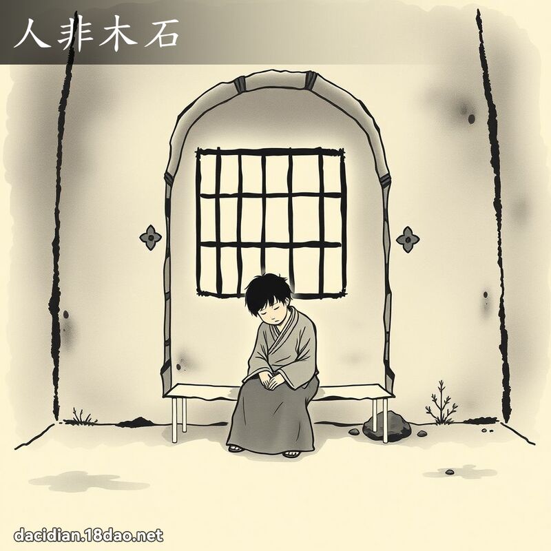 人非木石 配图