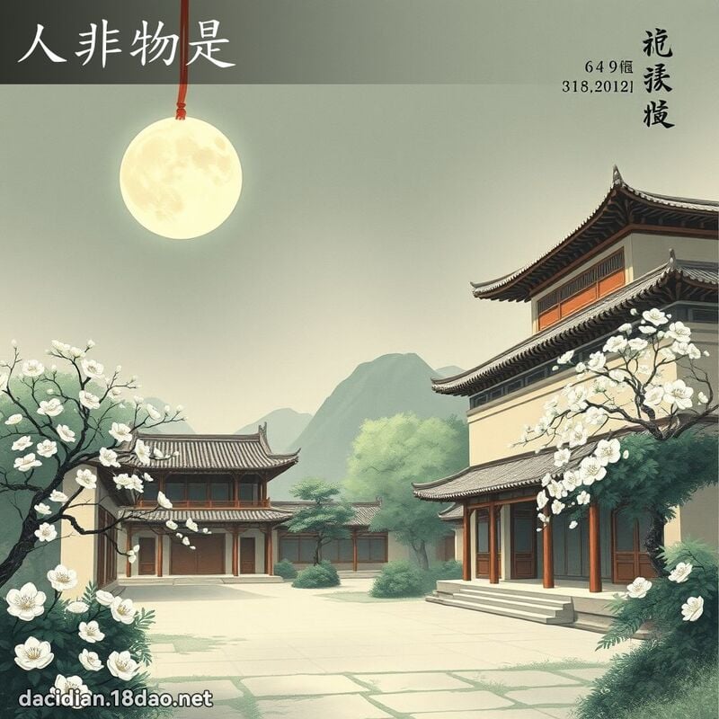 人非物是 配图