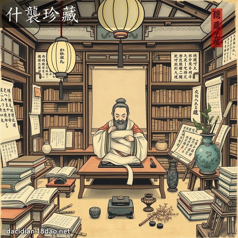 什袭珍藏 配图