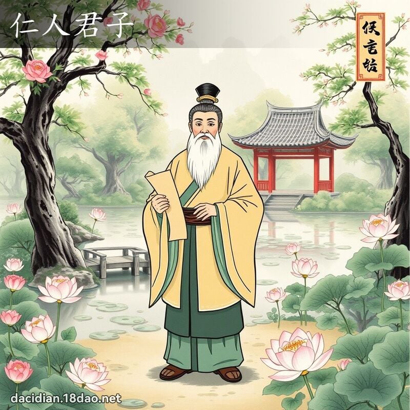 仁人君子 配图