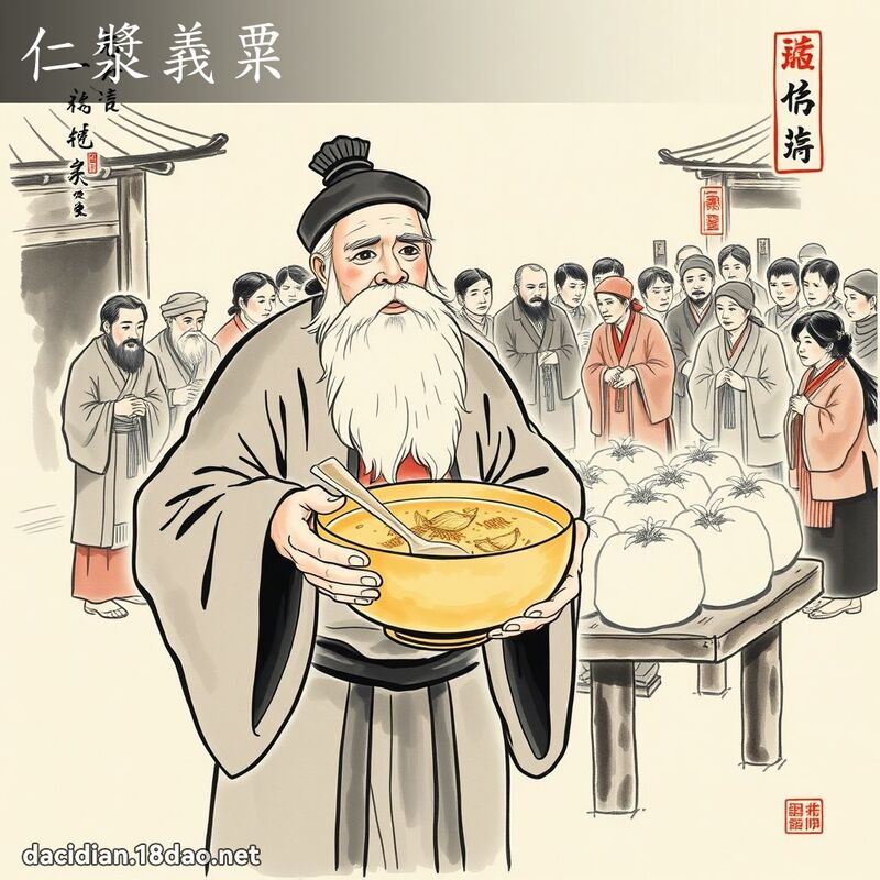 仁浆义粟 配图
