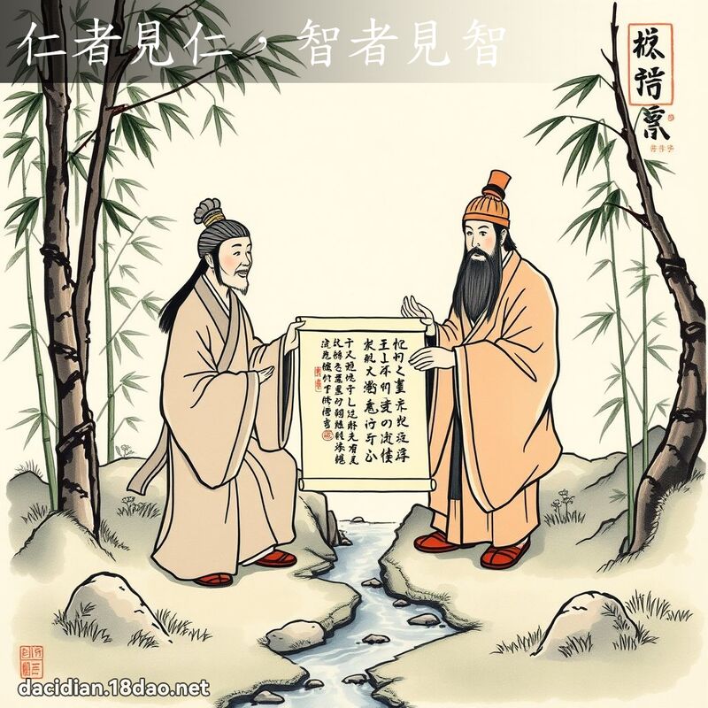 仁者见仁,智者见智 配图