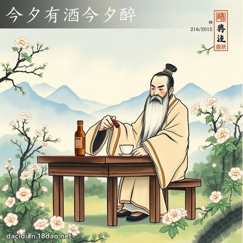 今夕有酒今夕醉 配图