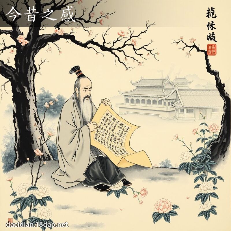 今昔之感 配图