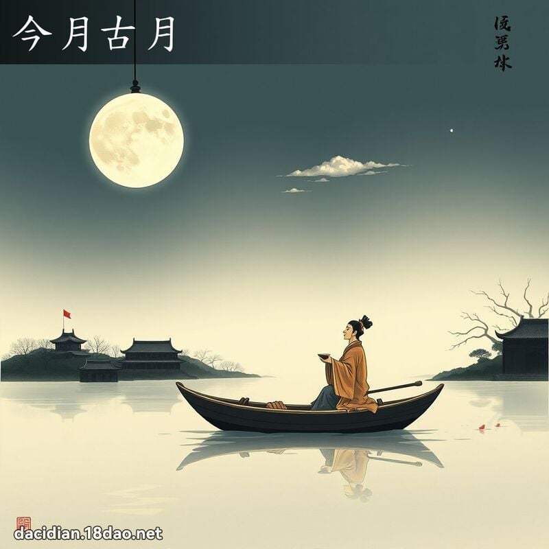 今月古月 配图