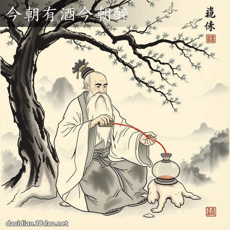 今朝有酒今朝醉 配图