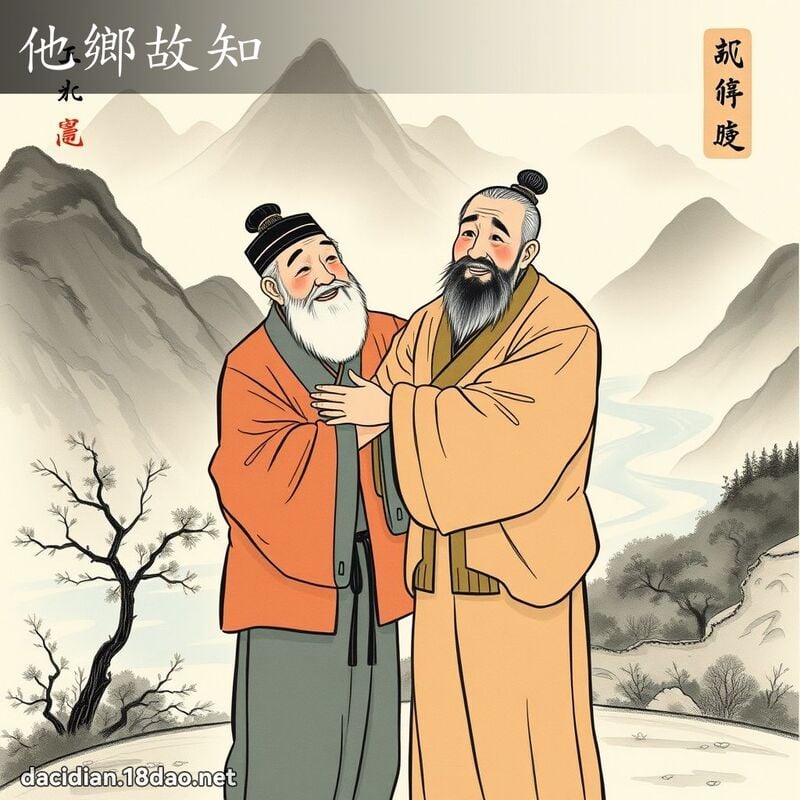 他乡故知 配图