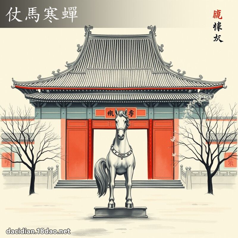 仗马寒蝉 配图