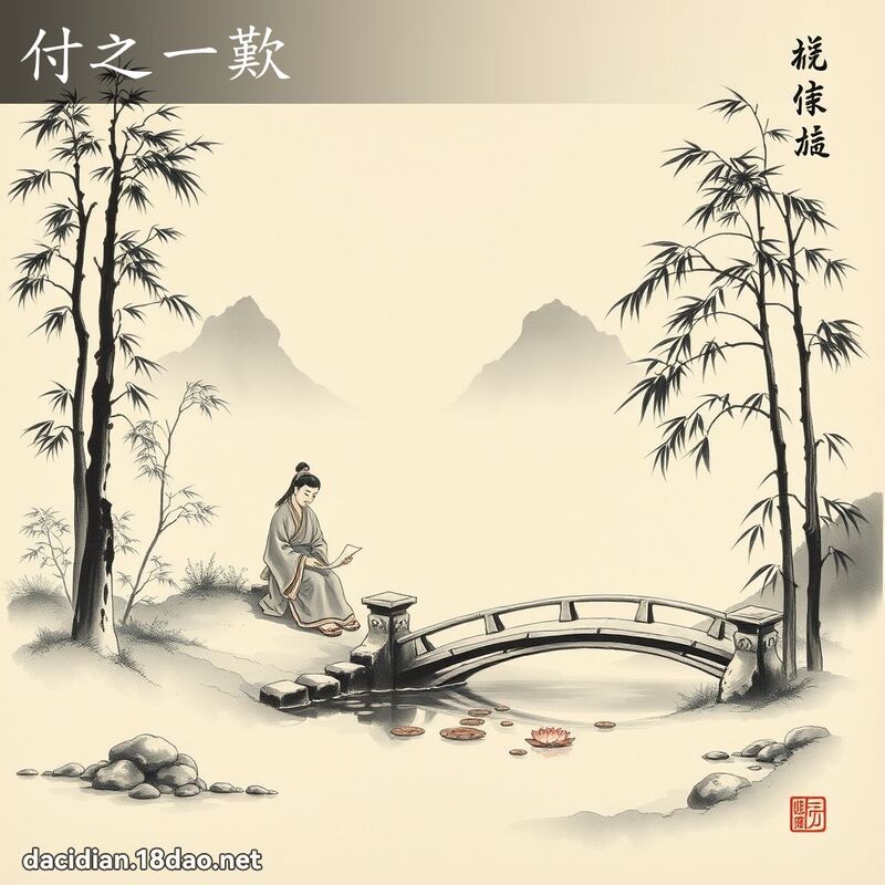 付之一叹 配图