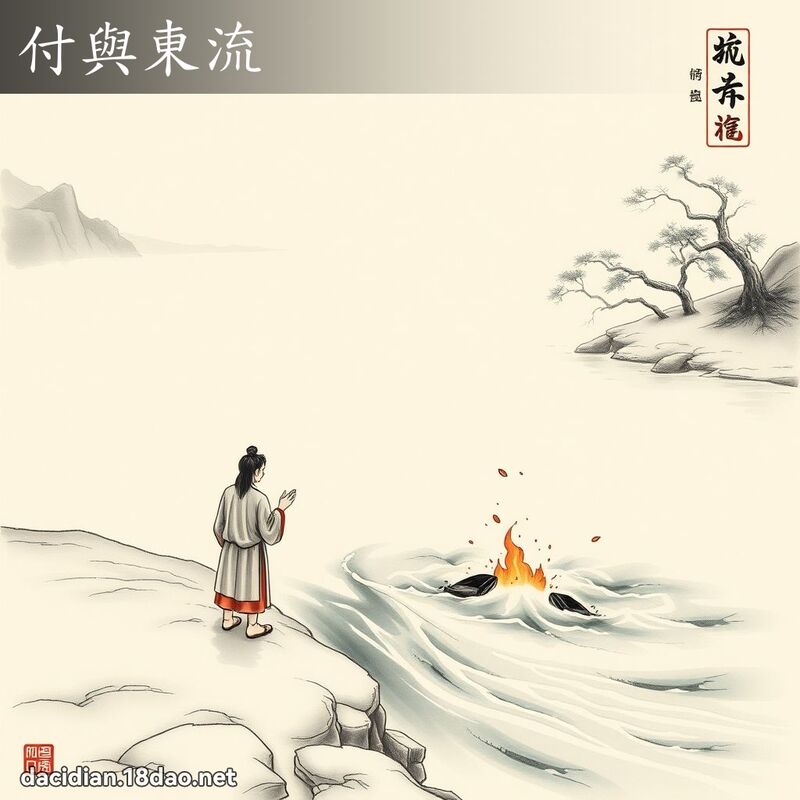 付与东流 配图