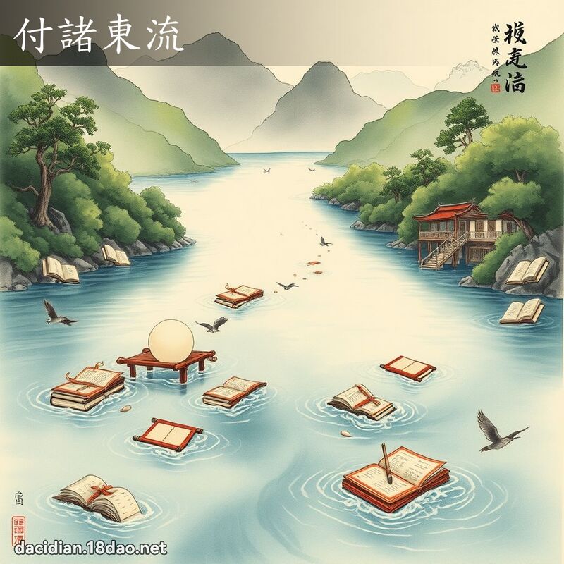 付诸东流 配图