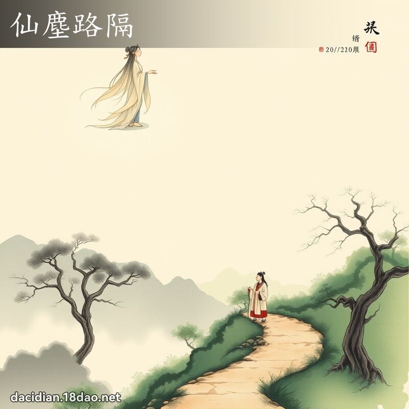 仙尘路隔 配图
