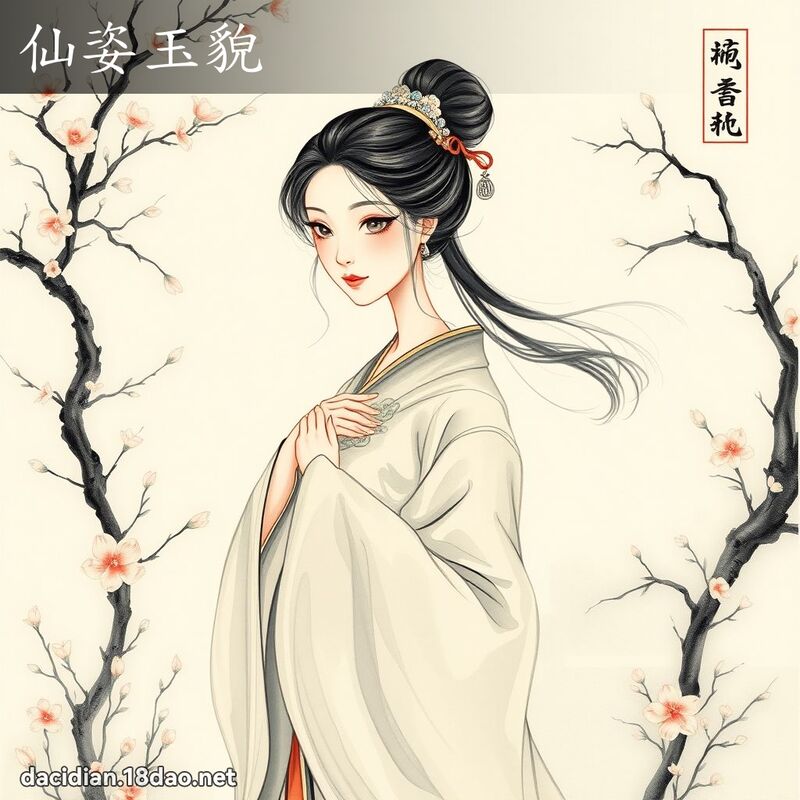 仙姿玉貌 配图