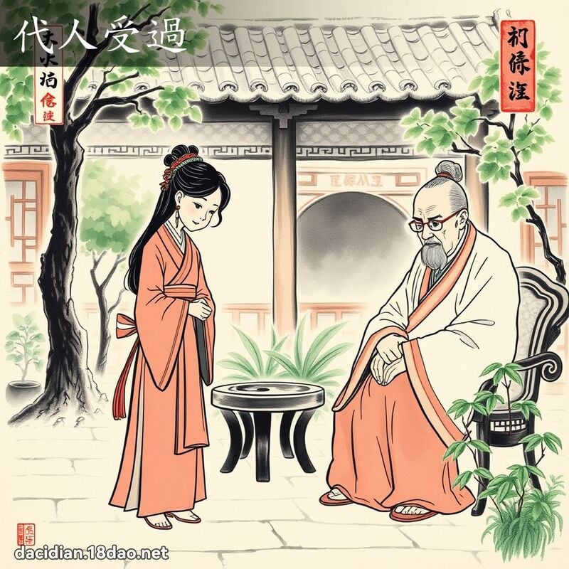 代人受过 配图