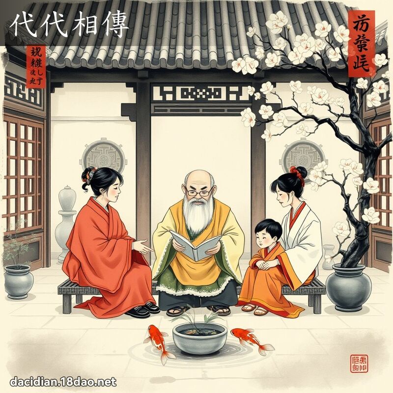 代代相传 配图