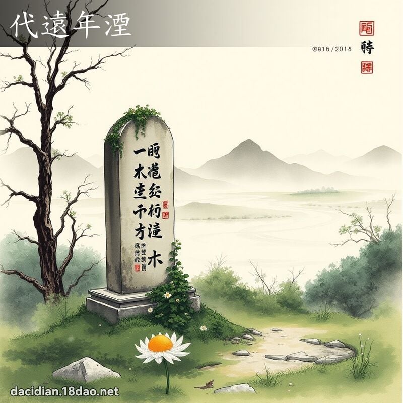 代远年湮 配图