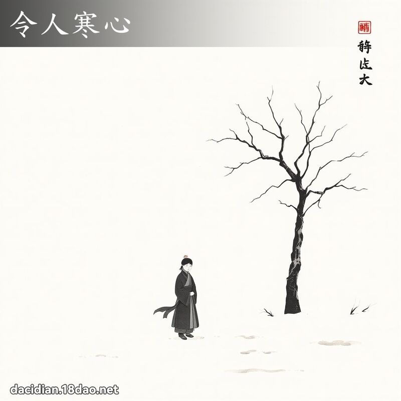 令人寒心 配图