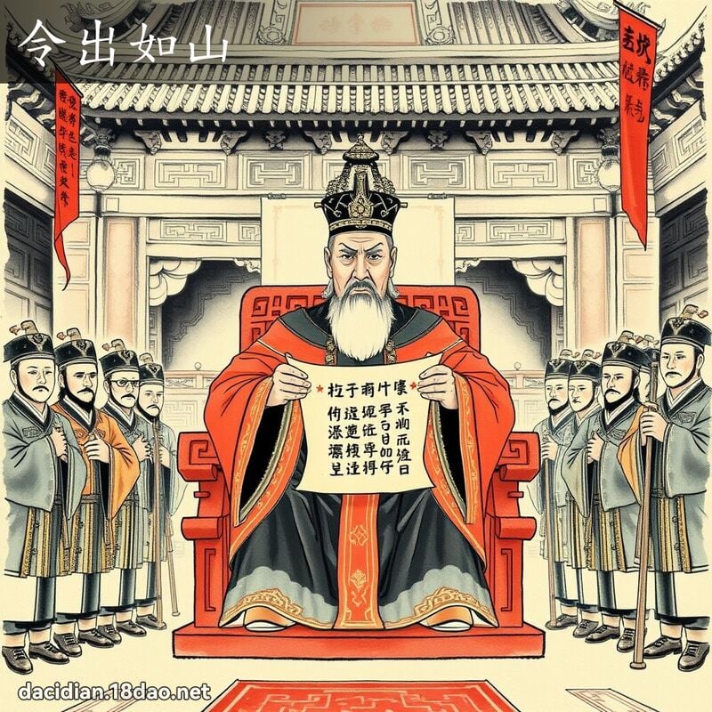 令出如山 配图