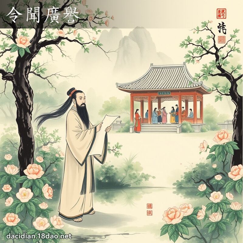 令聞廣譽 配图