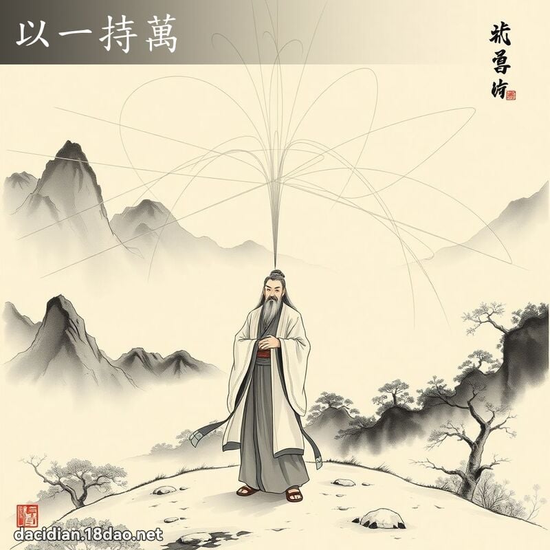 以一持萬 配图