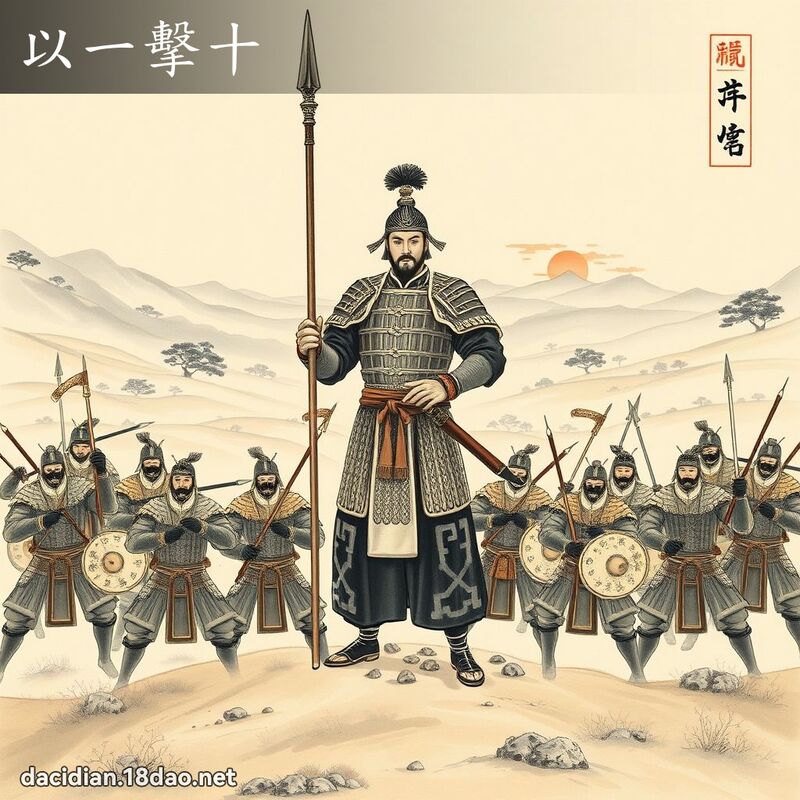 以一擊十 配图