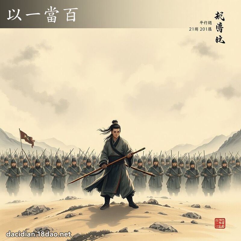 以一當百 配图