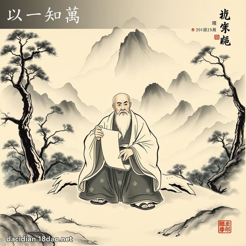 以一知萬 配图