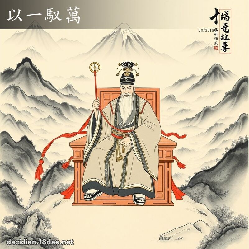 以一馭萬 配图
