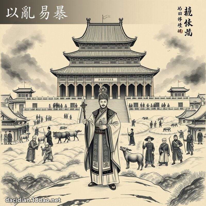 以亂易暴 配图