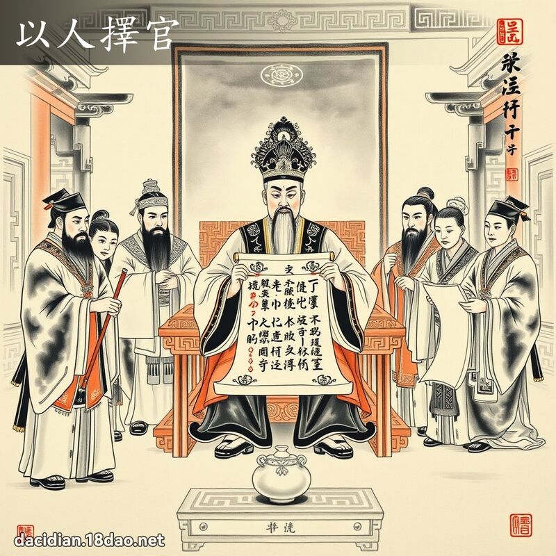 以人擇官 配图