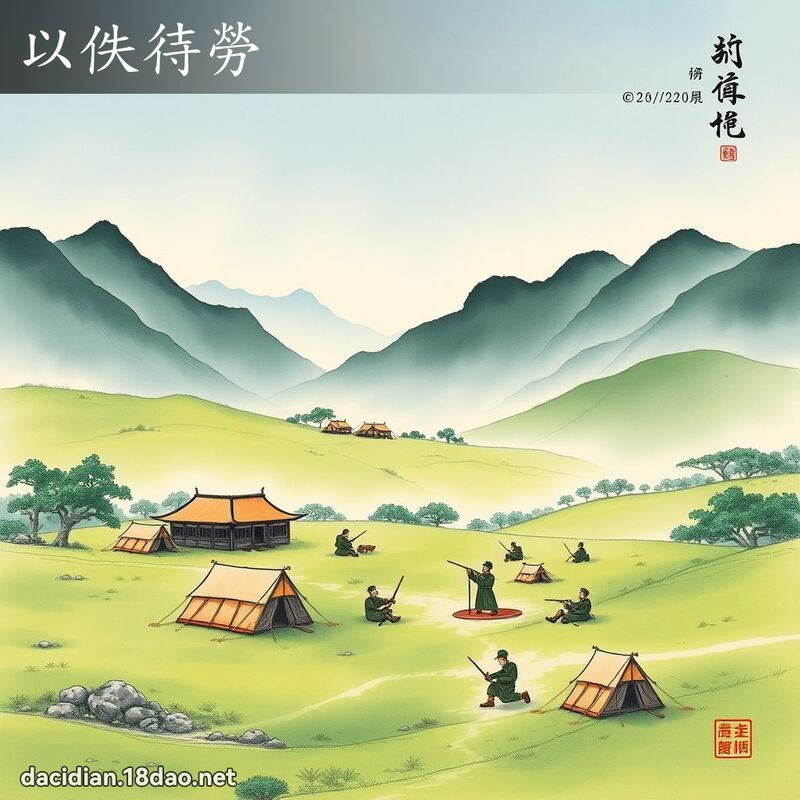 以佚待勞 配图