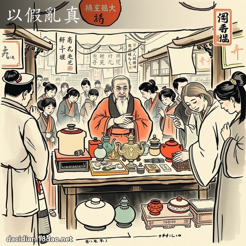 以假亂真 配图