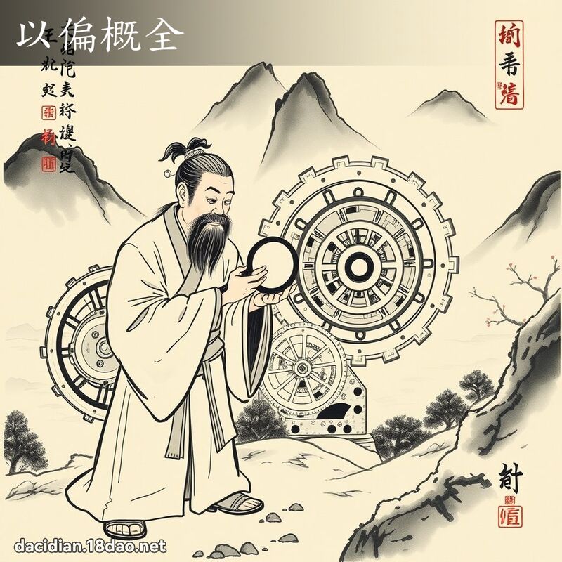 以偏概全 配图