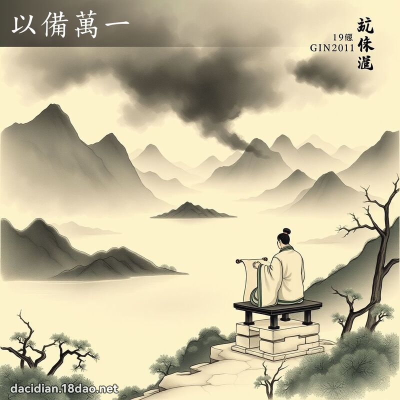 以備萬一 配图